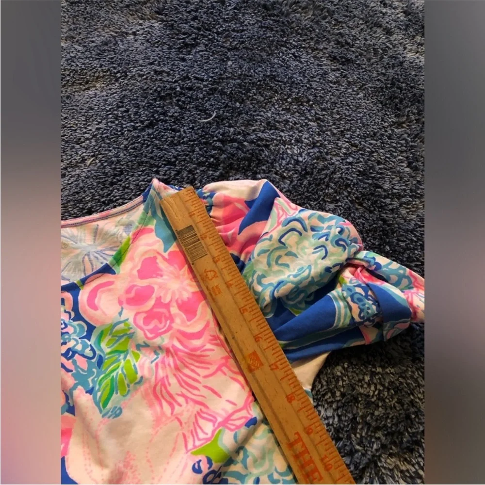 Lilly Pulitzer Elisabette Top Puff Sleev
